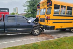 Read more about the article Auburn School Bus Filled with Kids in Accident