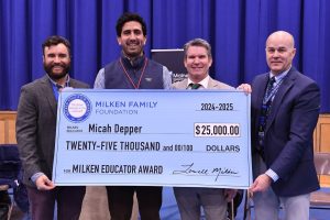 Read more about the article RSU 1 Teacher Receives Prestigious ‘Milken Educator Award’
