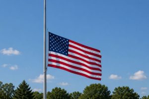 Read more about the article Flags Lowered Statewide in Honor of Fallen Firefighter Wayne Woodbury