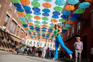 Read more about the article Rain or Shine, the Umbrellas are Back in Downtown Bangor